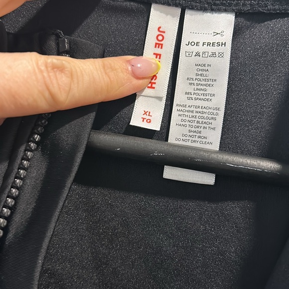 Joe Fresh One Piece Swimsuit with Front Zip XL - Picture 3 of 3